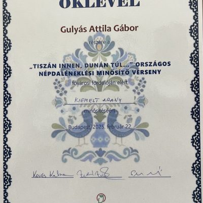 Gulner Gyula Általános Iskola siker a kerületi komplex anyanyelvi vetélkedőn