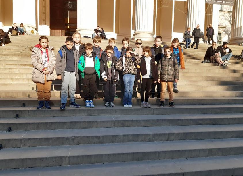 Nemzeti Múzemban a 3.a osztály