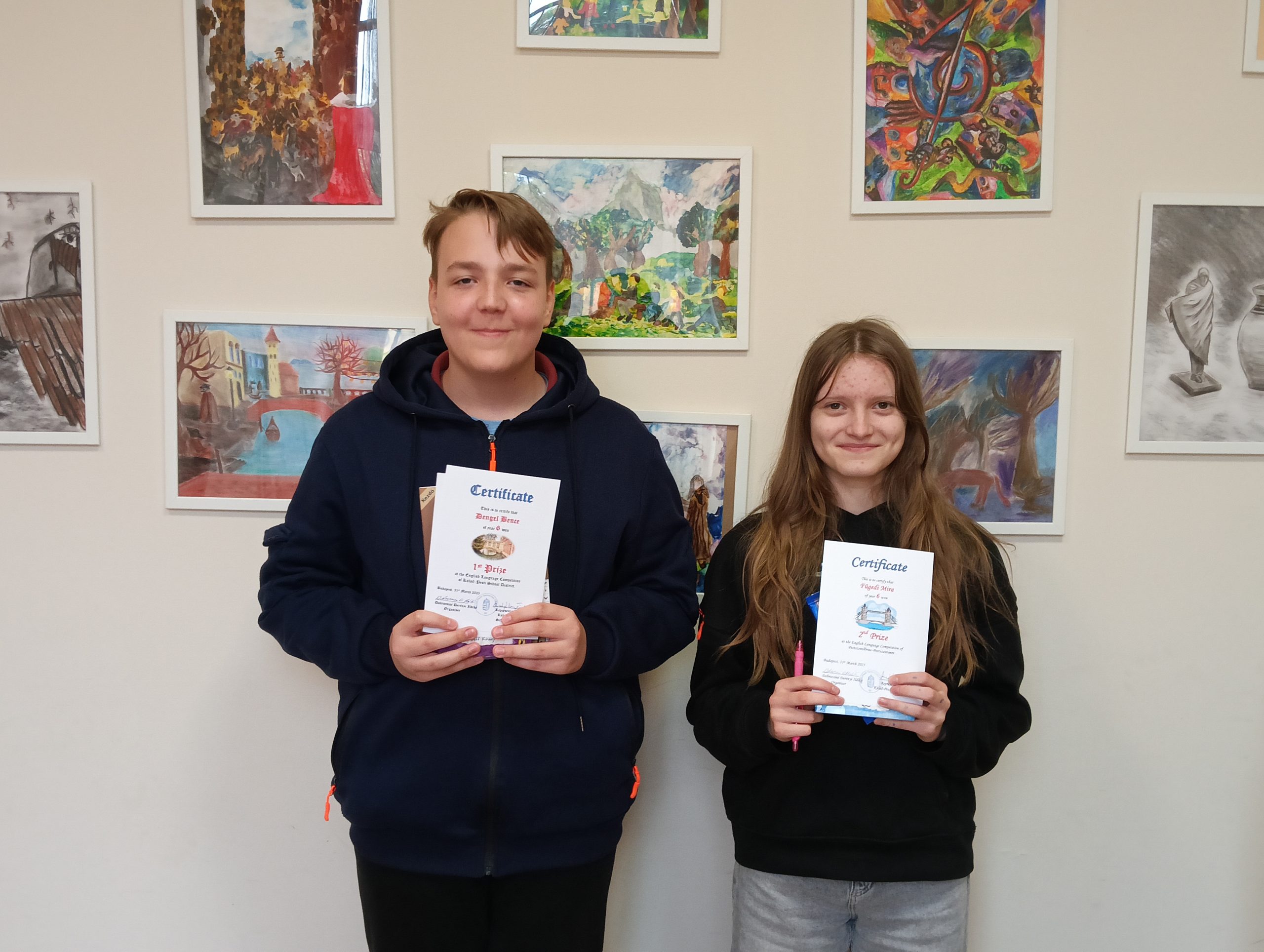 Hatodikosaink sikerei az angol nyelvi versenyen