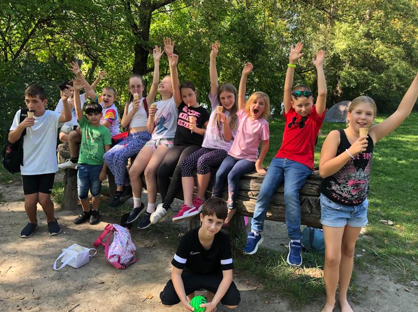 Zebegényben járt az 5.b osztály