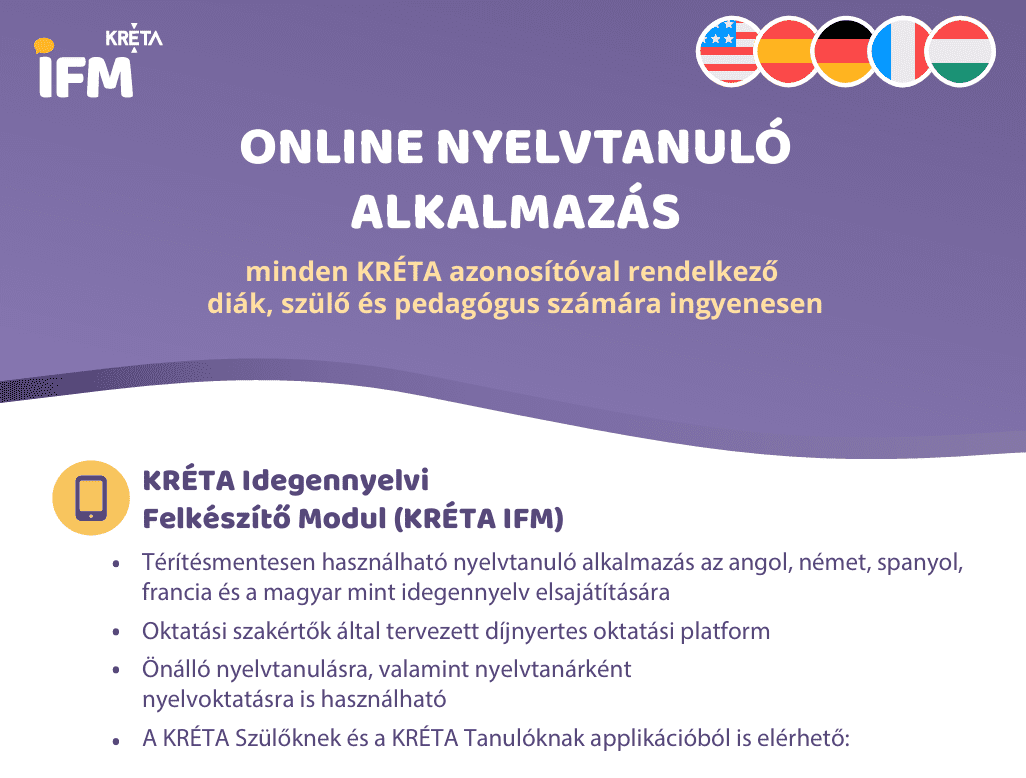 Kréta IFM Tájékoztató szülőknek