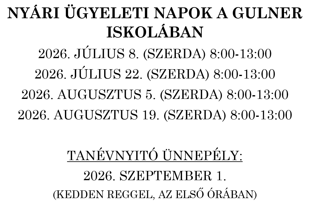 Gulner Gyula Általános Iskola